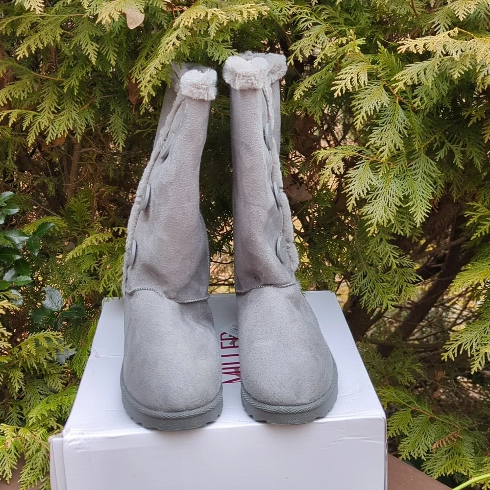Olivia Miller Faux Fur Winter Boots